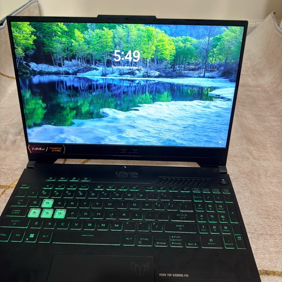 ASUS TUF Gaming F15 Laptop - Black and Green